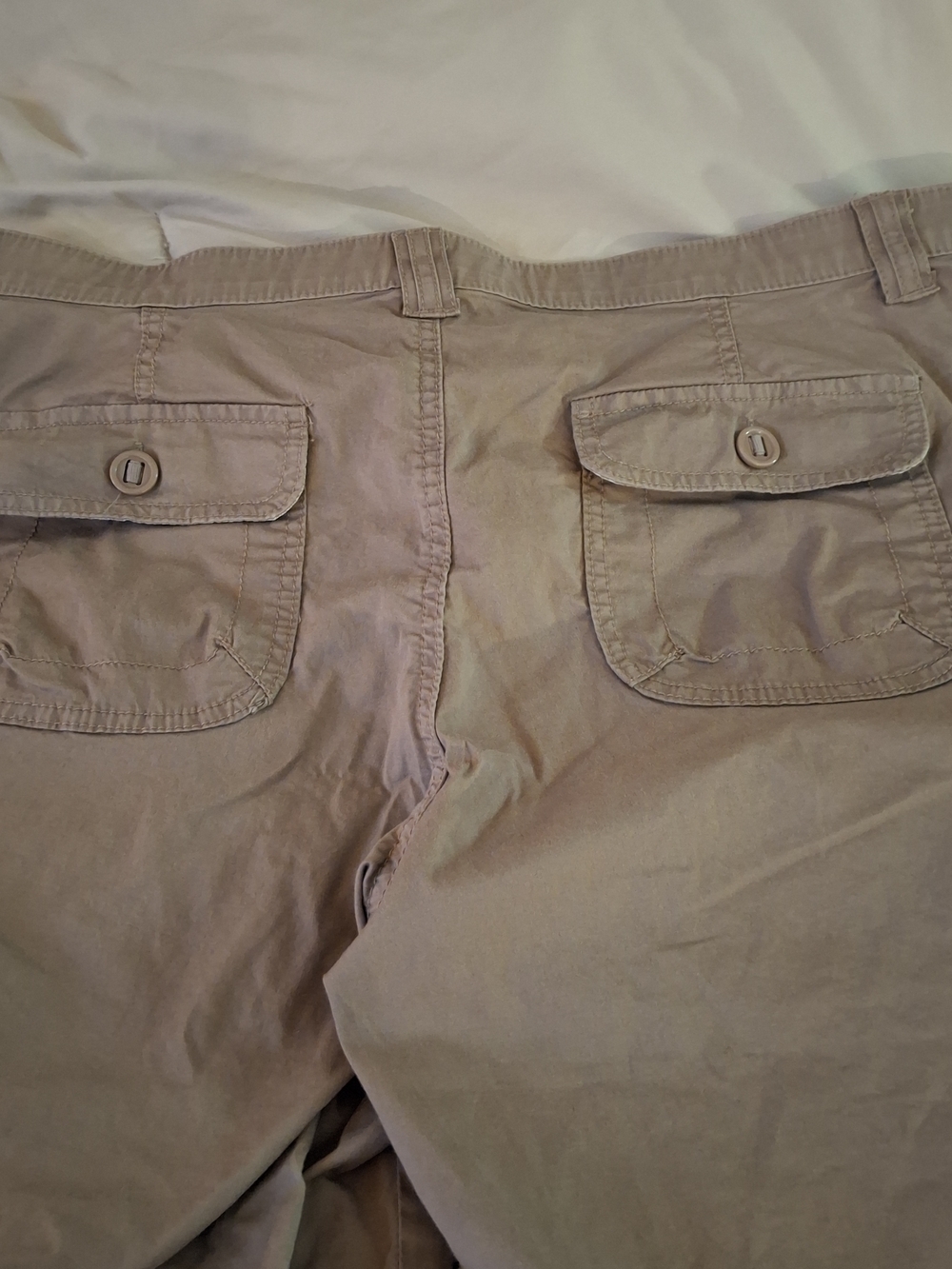 Lee Women's Khaki Crop Pants - Picture 8 of 9